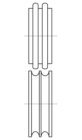 Ролики для двойного зига E7